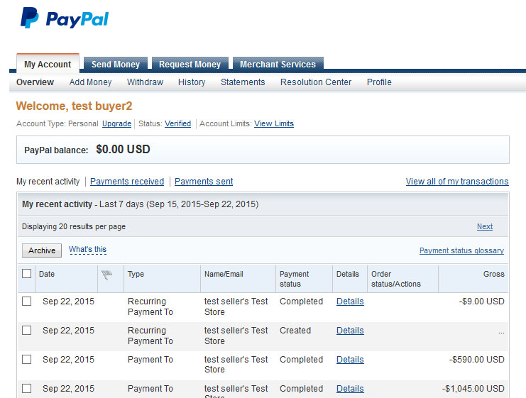 History Of Payments